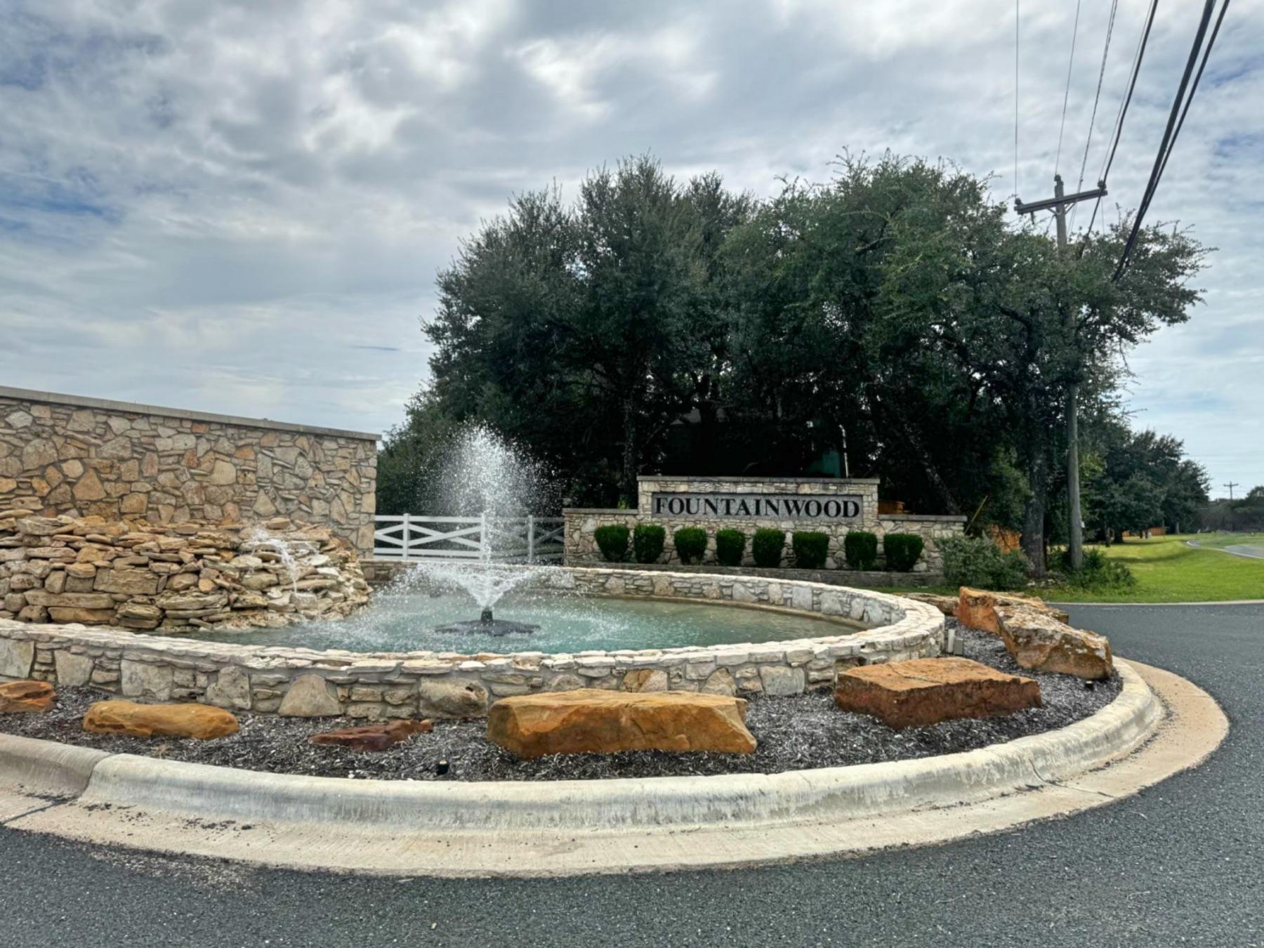 fountainwood neighborhood entrance georgetown tx