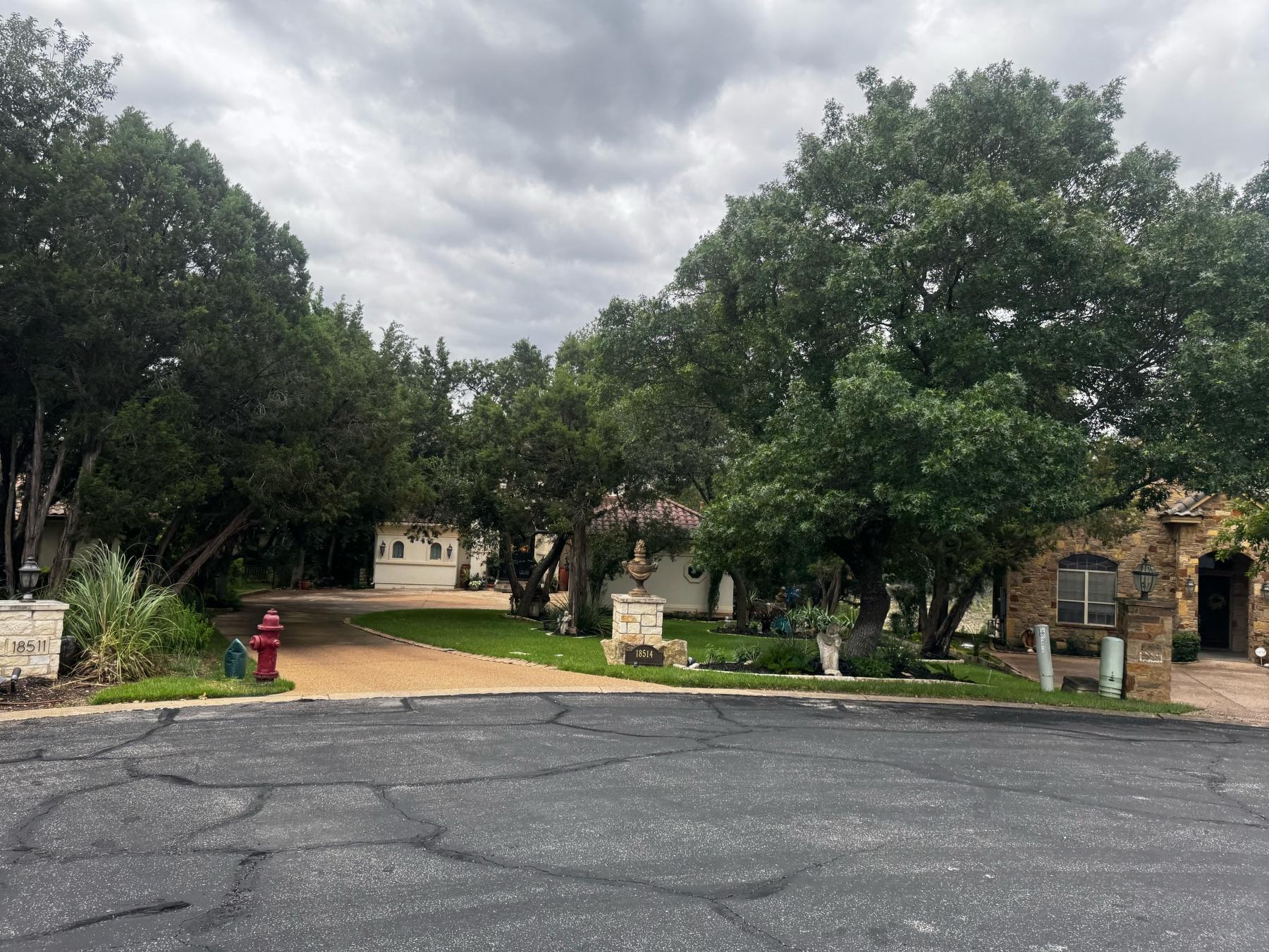 pointe jonestown homes on cul de sac