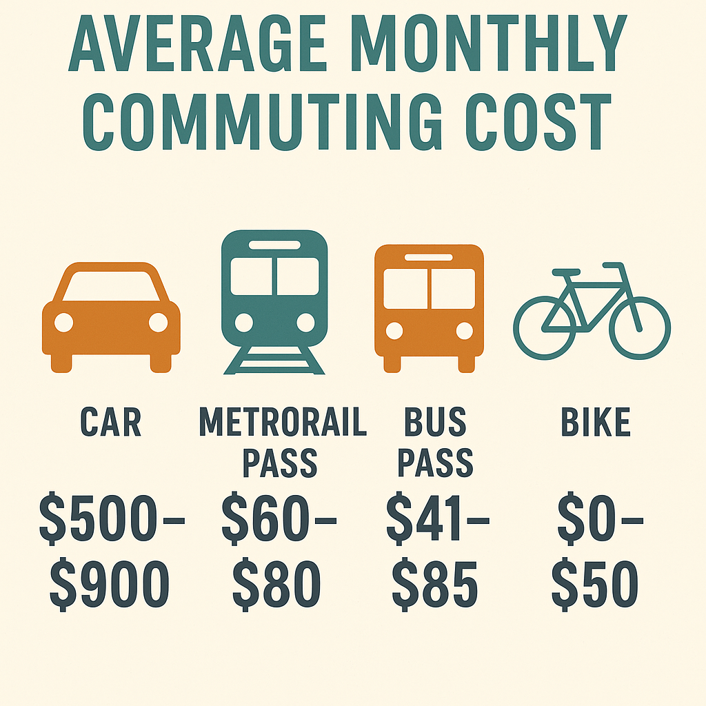 commuting in Austin cost comparison