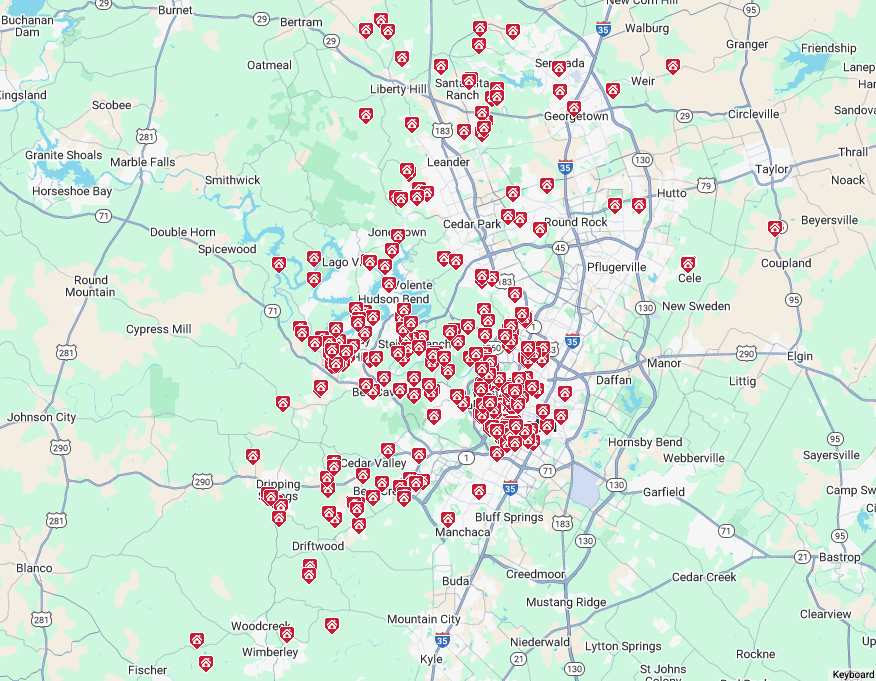 August 2025 Austin luxury home sales
