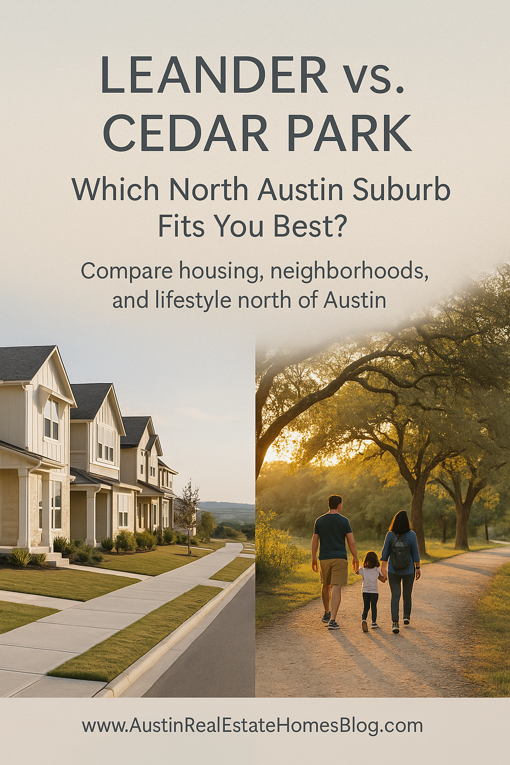 Leander vs Cedar Park TX Which suburb is best for you