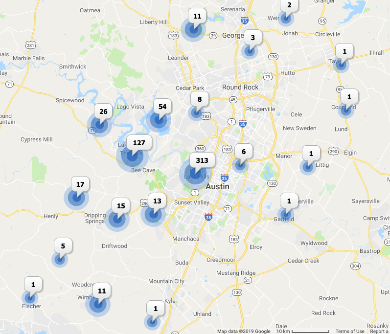 luxury homes for sale in austin area January 2019